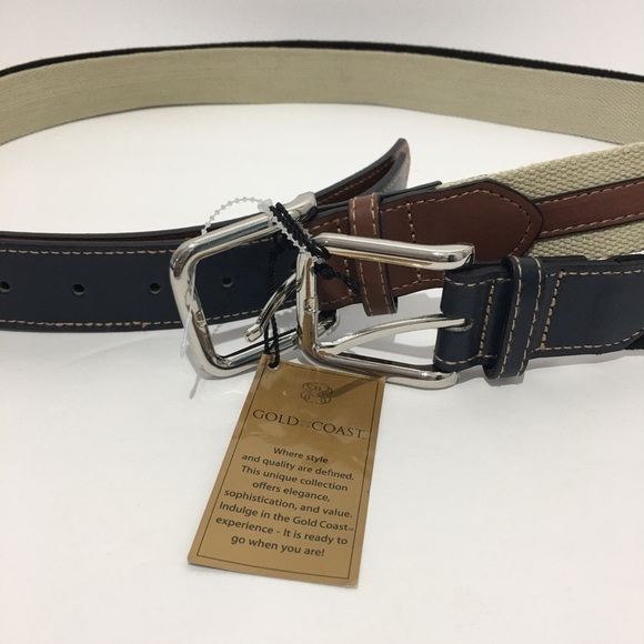Gold Coast Men’s Belts 2 Pack NWT - Picture 1 of 4